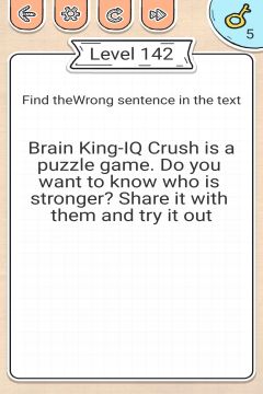 Brain King level 142