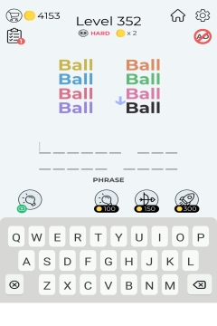 Dingbats Word Quiz level 352