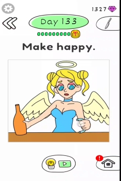 Draw Happy Angel Level 133
