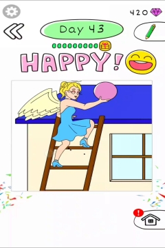 Draw Happy Angel Level 43