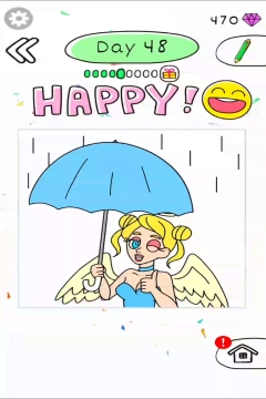 Draw Happy Angel Level 48