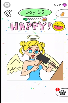 Draw Happy Angel Level 65