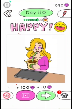Draw Happy Baby Level 110