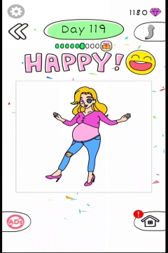 Draw Happy Baby Level 119