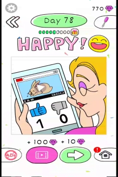 Draw Happy Baby Level 78