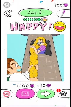Draw Happy Baby Level 81
