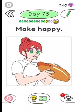 Draw Happy Cooking 2 Level 75