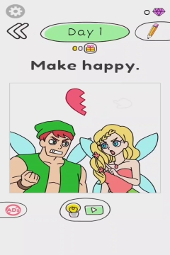 Draw Happy Fairy Level 1