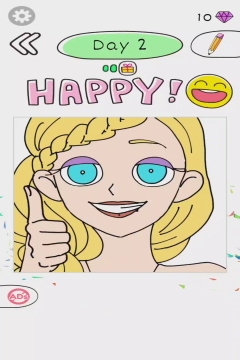 Draw Happy Fairy Level 2