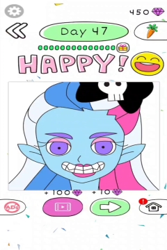 Draw Happy Monster Puzzle Level 47