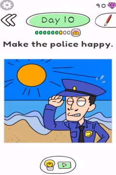 Draw Happy Police day 10