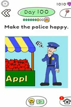 Draw Happy Police day 100