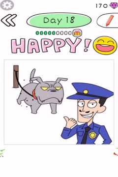 Draw Happy Police day 18