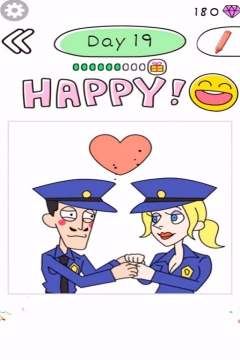 Draw Happy Police day 19