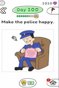 Draw Happy Police day 200