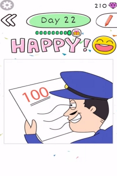 Draw Happy Police day 22