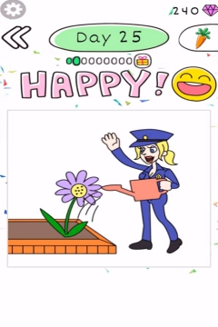 Draw Happy Police day 25