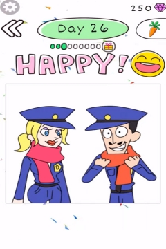Draw Happy Police day 26