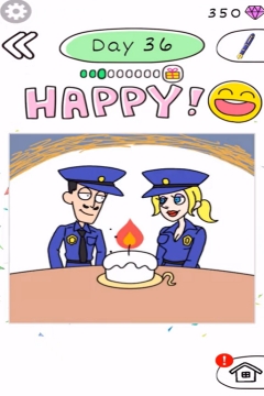 Draw Happy Police day 36
