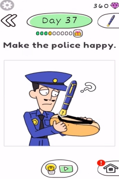Draw Happy Police day 37