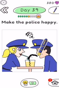 Draw Happy Police day 39