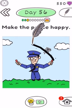 Draw Happy Police day 56