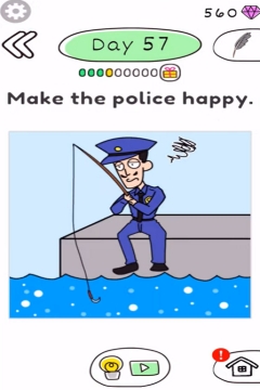 Draw Happy Police day 57