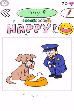 Draw Happy Police day 8 