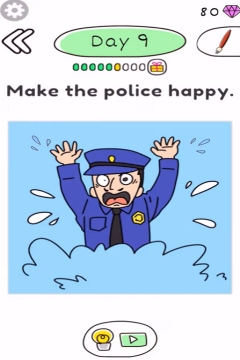 Draw Happy Police day 9 