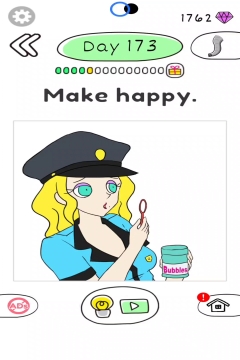 Draw Happy Police 2 Level 173