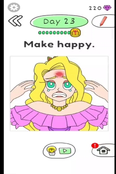 Draw Happy Princess Puzzle Level 23