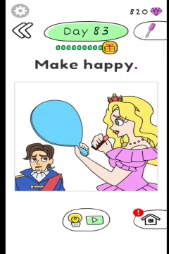 Draw Happy Princess Puzzle Level 83