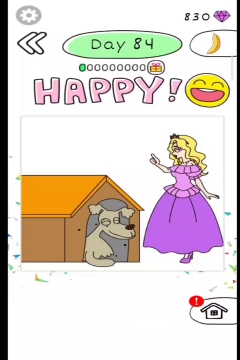 Draw Happy Princess Puzzle Level 84