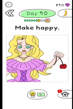 Draw Happy Princess Puzzle Level 90