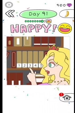 Draw Happy Princess Puzzle Level 91