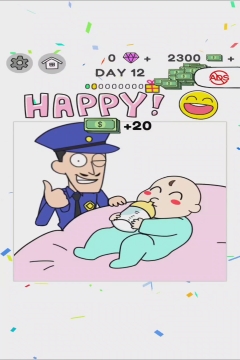 Draw Happy World Police Level 12