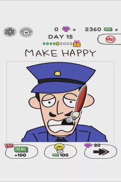 Draw Happy World Police Level 15