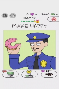 Draw Happy World Police Level 19