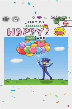 Draw Happy World Police Level 28