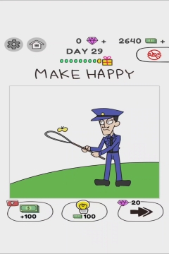 Draw Happy World Police Level 29