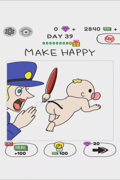 Draw Happy World Police Level 39