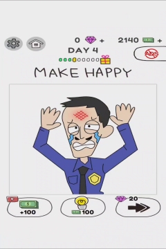 Draw Happy World Police Level 4