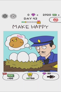 Draw Happy World Police Level 43