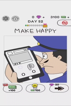 Draw Happy World Police Level 52