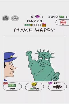 Draw Happy World Police Level 64