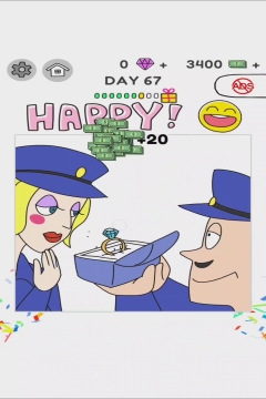 Draw Happy World Police Level 67