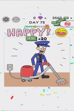 Draw Happy World Police Level 75