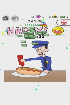 Draw Happy World Police Level 79