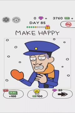 Draw Happy World Police Level 85