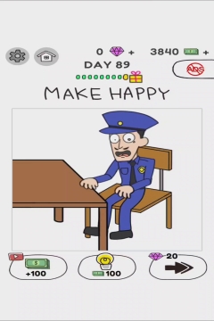 Draw Happy World Police Level 89